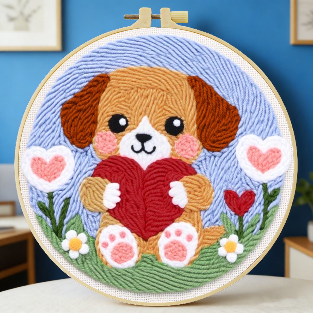 Sewing Textile Art - Набор для вышивания в технике панч-нидл
