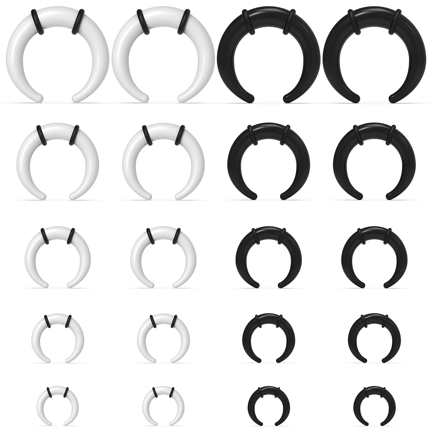 Seam Gauge Metal - Большие кольца для перегородки, 14 г,