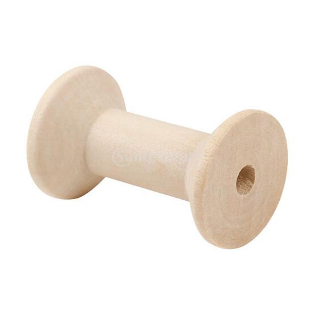 20 шт. деревянных катушек для  – обзор и цена Thread Bobbins Empty