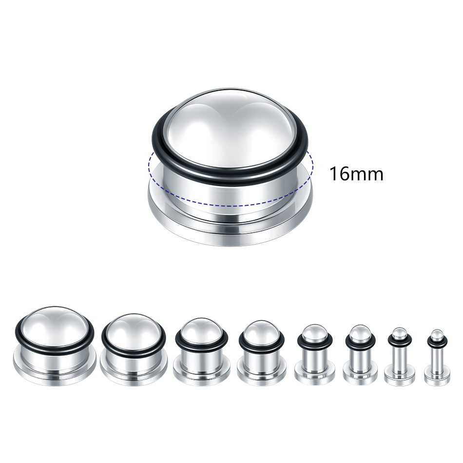1 пара ушных туннелей из нержа – обзор и цена Seam Gauge Metal