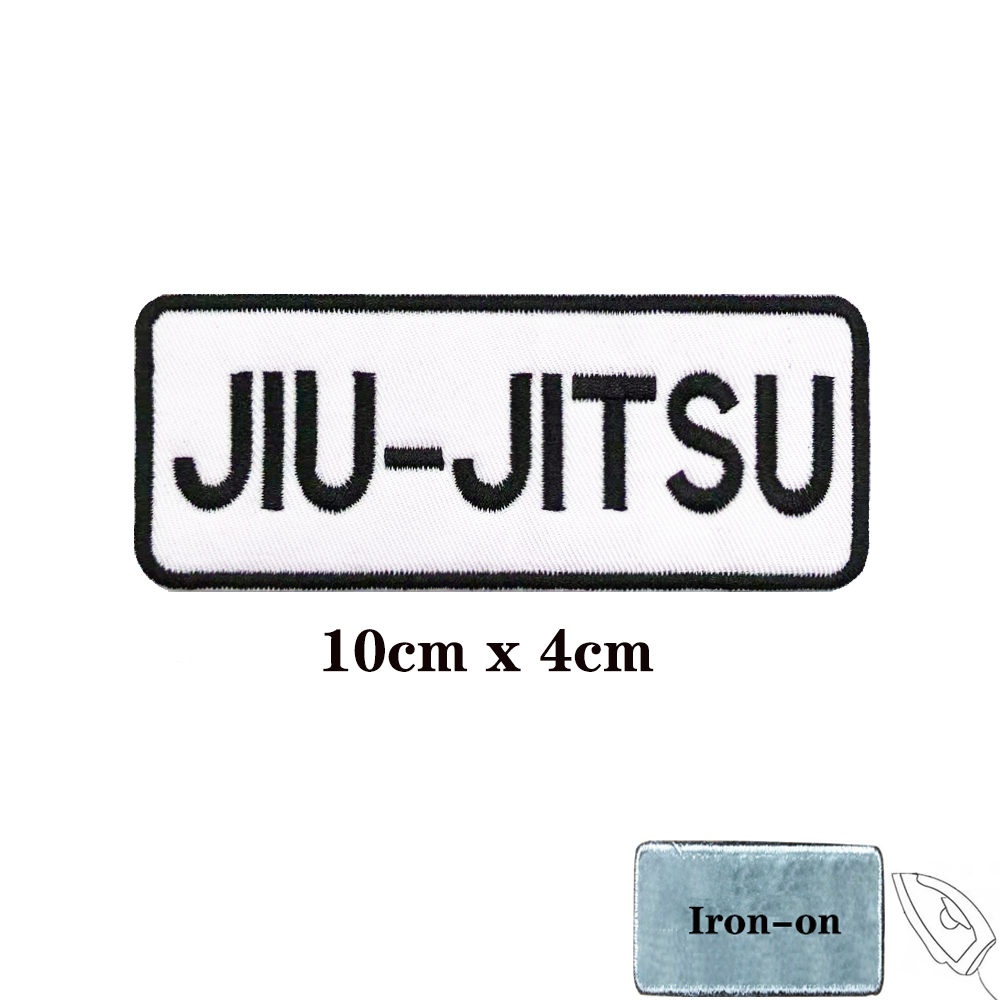 Нашивки JIU JITSU, нарукавная  – обзор и цена Velcro Sew On