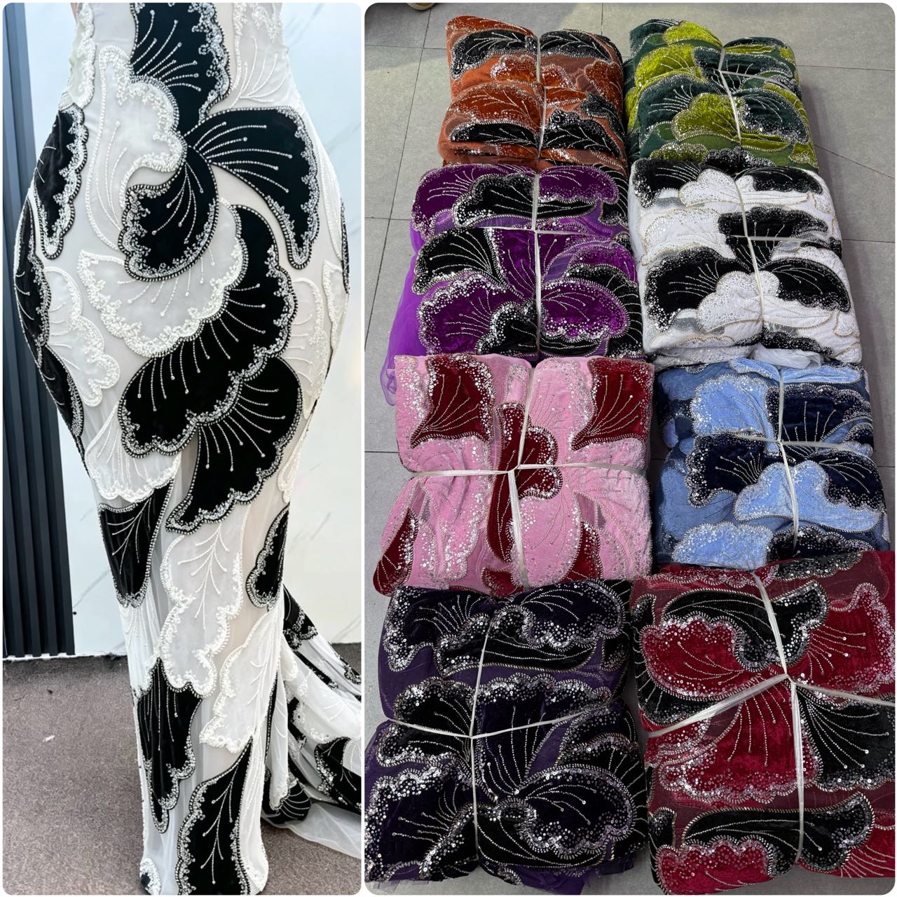 Роскошная ткань из тюля с пайе – обзор и цена Sewing Velvet Fabric