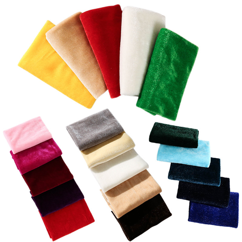 5 шт. 50x50 см однотонная барх – обзор и цена Sewing Velvet Fabric