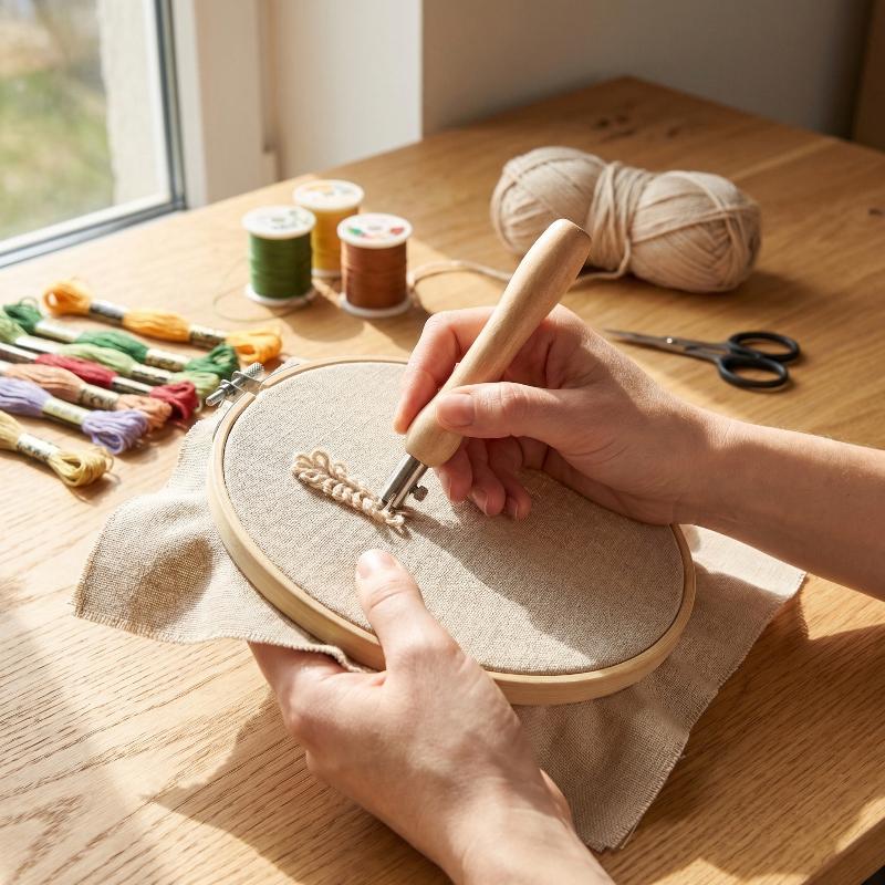 Простой набор для вышивки игло – обзор и цена Sewing Textile Art