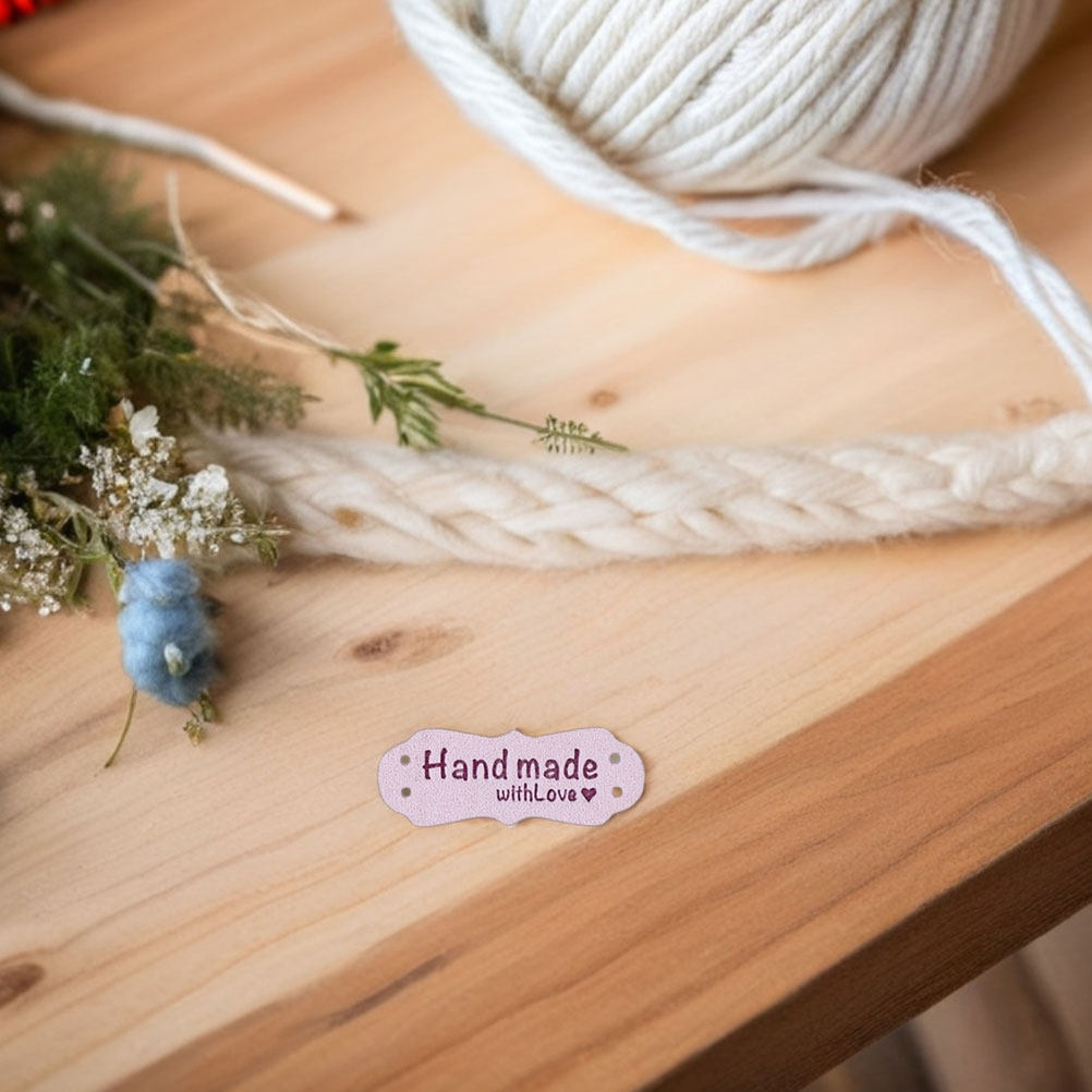 100 шт. ручной работы тисненых – обзор и цена Sewing Labels