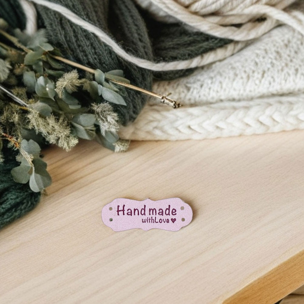 100 шт. ручной работы тисненых – обзор и цена Sewing Labels
