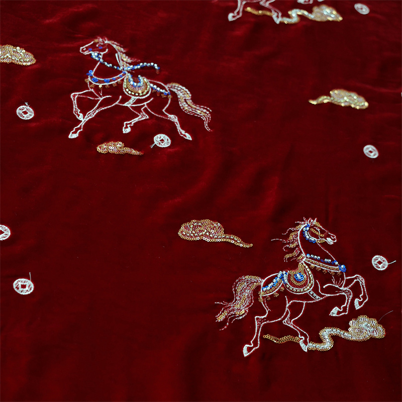 Осень/зима, толстый шелковый б – обзор и цена Sewing Velvet Fabric