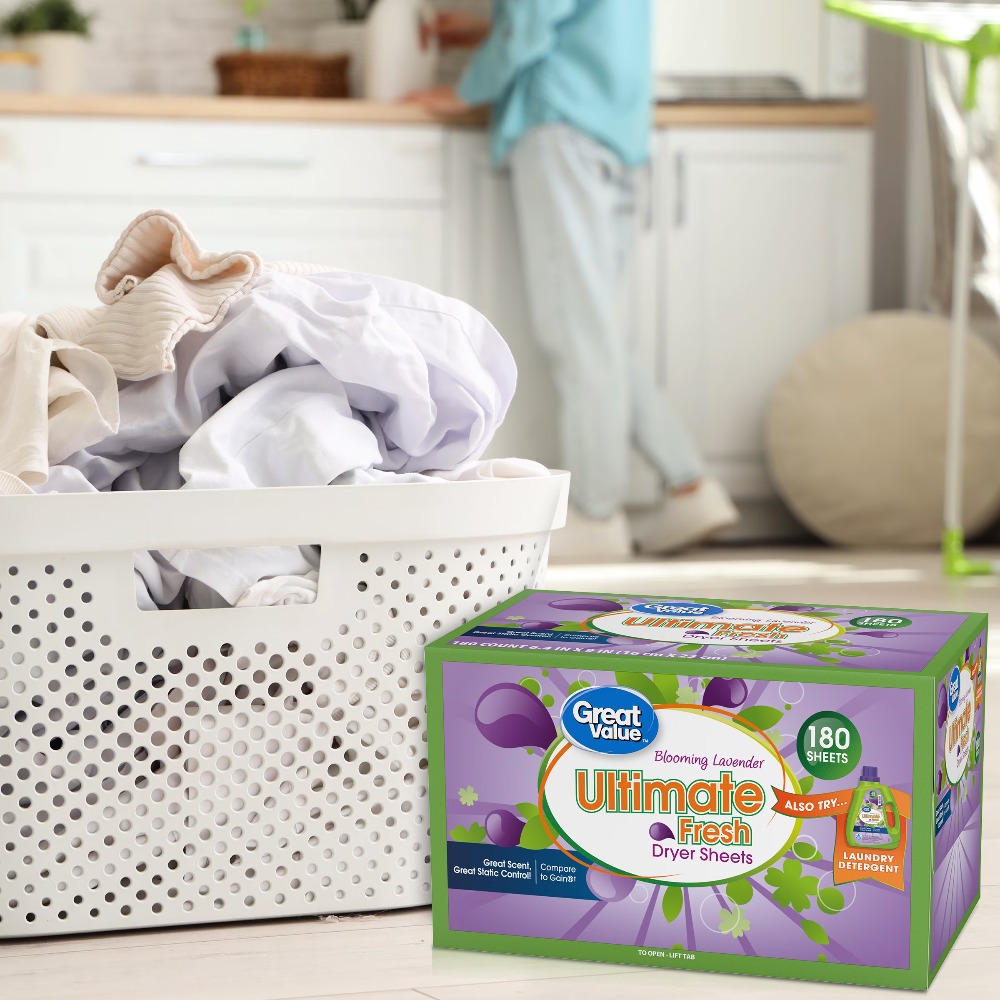 Салфетки для сушки белья с аро – обзор и цена Fabric Softener Sheet