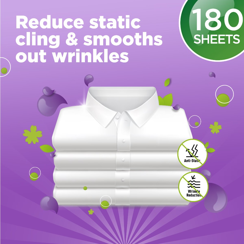 Салфетки для сушки белья с аро – обзор и цена Fabric Softener Sheet