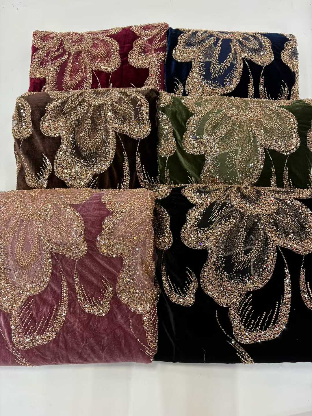 Африканская бархатная тяжелая  – обзор и цена Sewing Velvet Fabric