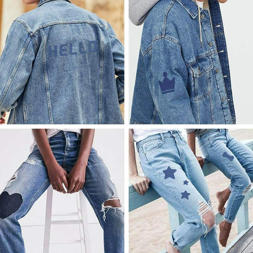 20 шт., джинсовые нашивки, утю – обзор и цена Velcro Sew On