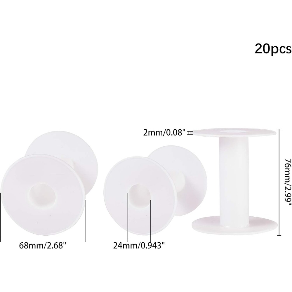 20 шт., пластиковые пустые кат – обзор и цена Thread Bobbins Empty